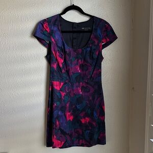 Vintage Armani Exchange Multicolor Floral Mini Dress